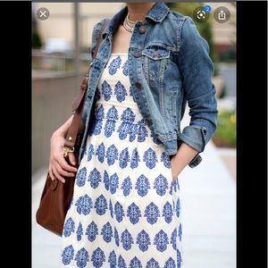 J. crew filigree dress